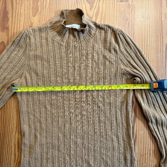 Doen Oslo Turtleneck Toasted Pecan Size Large - Picture 8 of 10